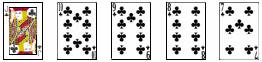 Straight flush example